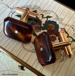 Vintage Unisex Cufflinks, 12k Gold Filled and Beautiful Old Tortoise Shell, Beveled and EC