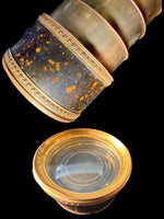 Antique French 6-Draw Opera Glass, Telescope, Monocular, Napoleon Era Vernis Martin Barrel