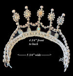 Stunning Antique French Diadem, Crown, Tiara #1  in Huge Paste Gems, Made for a Wedding