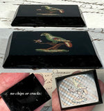 Pristine Antique Italian Unmounted Micro Mosaic Plaque with Parrot for Necklace, Brooch, Pendant