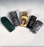 Antique 18th Century French Vest Pocket Necessaire, Silver Plated Etui with Original Fruit Knife