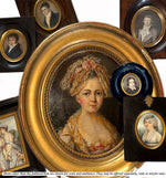 Antique Napoleon to Louis-Philippe Portrait Miniature of a Handsome French Man in Napoleon Haircut