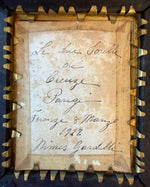 C. 1922 Painting in Miniature after GREUZE, "Le Deux Amies", Artist Signed "Nimes Gardelli"