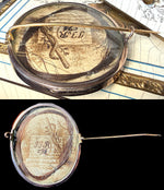 French Revolutionary Portrait Miniature Brooch, c.1790–1795 Incroyables et Merveilleuses 10k, 16k