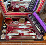 Boxed Set of Three Antique Belle Epoch Straight Razors – Diamondine Rud Herold, New York, Ivory and Tortoise Shell