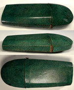 Rare 18th Century French Shagreen (Galuchat) Étui – Museum Quality Green Luxury Case, Silk Velvet Interior