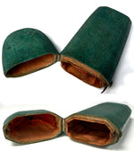 Rare 18th Century French Shagreen (Galuchat) Étui – Museum Quality Green Luxury Case, Silk Velvet Interior