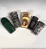 Rare 18th Century French Shagreen (Galuchat) Étui – Museum Quality Green Luxury Case, Silk Velvet Interior