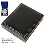 Antique English Hallmarked Sterling Silver Seashell Shaped Condiment Dish, Orig. Box