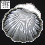 Vintage Gorham Sterling Silver Seashell Shaped Bon Bon or Condiment Dish, Vide Poche