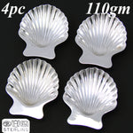 Set of 4 Vintage Sterling Silver Seashell Shaped Salts, Bon Bon or Nut Dishes