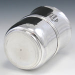 Antique French Sterling Silver Mint Julep, Wine Cup, Tumbler or Timbale, "MQ" Monogram, 96gm