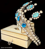 Stunning Antique French Diadem, Crown, Tiara #2  in Huge Paste Gems, Made for a Wedding