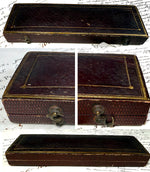 Fine 18th Century French Lather-Turned & Carved Ivory Writing Set in Original Box – Cochin, Rue St. Honoré