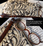 Fine Antique French Opera Lorgnette in Tortoise Shell with Seed Pearl Monogram and Crown