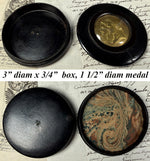 Antique French Commemorative Portrait Snuff Box, c.1810 Marriage of Napoleon and Marie Louise