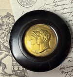 Antique French Commemorative Portrait Snuff Box, c.1810 Marriage of Napoleon and Marie Louise