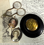 Antique French Commemorative Portrait Snuff Box, c.1810 Marriage of Napoleon and Marie Louise