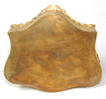 Antique French Gilt Bronze Jewelry Casket, Box with Hand Painted Portrait Miniature