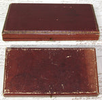 Antique French 4pc Writer's Set, Mother of Pearl & Crown Topped Cross of Lorraine Emblems, Original Box