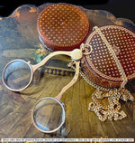 Antique Edwardian Era 25.5" Long Solid Link 9k Gold Muff Chain, 21.73 Grams, Marked and Tested