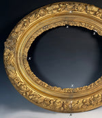 Fabulous Ornate Antique French Frame 24" x 20", Gesso on Wood c.1830s for Painting or Mirror