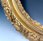 Fabulous Ornate Antique French Frame 24" x 20", Gesso on Wood c.1830s for Painting or Mirror