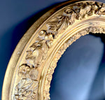 Fabulous Ornate Antique French Frame 24" x 20", Gesso on Wood c.1830s for Painting or Mirror