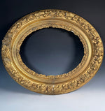 Fabulous Ornate Antique French Frame 24" x 20", Gesso on Wood c.1830s for Painting or Mirror