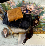 Exquisite 19th Century Napoleon III French Lorgnette in Tortoise Shell and 18k Gold w Medallion and Monogram