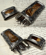 RARE 18th Century Antique French Vest Nécessaire, Etui Fine Sardonyx Agate, Silver, Complete with Original Tools