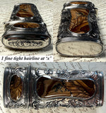 RARE 18th Century Antique French Vest Nécessaire, Etui Fine Sardonyx Agate, Silver, Complete with Original Tools