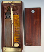 RARE Antique Napoleon Era Palais Royal Military Trousse d'Voyage, Vanity Set, Writer's Set, Razors, 25pc