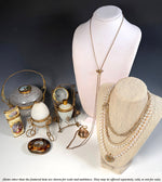 Antique French Opaline Egg Shaped Perfume Bottle Stand, Scent Caddy Hand Painted w Perfume Bottle Inside