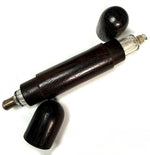 Antique French Double Sided Rosewood Travel Case, Nécessaire or Caddy for 2 Perfume Bottles