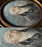 Rare Fine c.1795-99 Portrait Miniature, Incoyables Young Man, Luxuriants post French Revolution,