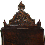 Charming Carved Wood French Country French 16.5" Tall Salt Box, Cabinet after 18th Century Style