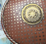 Opulent 18k Gold Medallion and Pique Stars Decorated 18th Century Vernis Martin Snuff Box