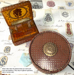 Opulent 18k Gold Medallion and Pique Stars Decorated 18th Century Vernis Martin Snuff Box