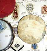 Magnificent Painting in Miniature, "Charity" Portrait mounted on Burl and Shell Snuff Box