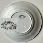 Antique French Souvenir Plate by Creill et Montereau, Paris, Showing Paris Icon, Notre Dame c. 1840-50