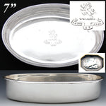 RARE Antique 18th C. French Sterling SIlver, by Famed Martin Guillaume Biennais (1764-1843) Oval Casserole, Serving Dish
