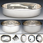 RARE Antique 18th C. French Sterling SIlver, by Famed Martin Guillaume Biennais (1764-1843) Oval Casserole, Serving Dish