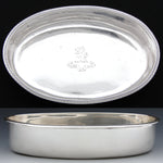 RARE Antique 18th C. French Sterling SIlver, by Famed Martin Guillaume Biennais (1764-1843) Oval Casserole, Serving Dish