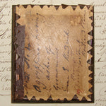 Antique Miniature Oil Painting on Card, "Agrippina Bearing the Ashes of Germanicus" by Emma E. Kendrick