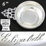 Antique Gorham Sterling Silver 6" Porringer, Handled Bowl, "Elizabeth" Inscription
