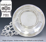 Antique Gorham Sterling Silver 6" Porringer, Handled Bowl, "Elizabeth" Inscription