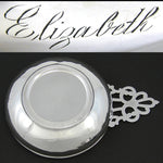 Antique Gorham Sterling Silver 6" Porringer, Handled Bowl, "Elizabeth" Inscription