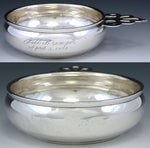 Vintage Gorham Sterling Silver 5.5" Porringer, Handled Bowl, "Jill Bremyer, April 3, 1953" Inscription