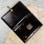 Antique French Napoleon III Era Tortoise Shell & Ivory Carnet du Bal, Necessaire, Aide d'Memoire